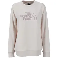 The North Face Drew Peak Sweatshirt White Dune/Metal Pink