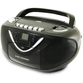 METRONIC Radio CD-MP3 schwarz 477131
