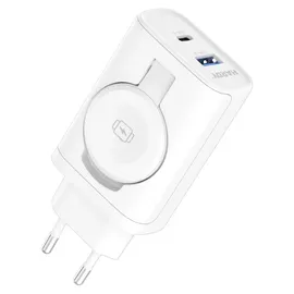 Hardy 3MK HARDY Charger PD 2in1 33W für Apple iPhone/Watch/iPad - Weiß