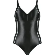 NATURANA Shaping-Body "Curve Hugger", Damen, Gr. 90, Cup C, schwarz, Obermaterial: 91% Polyamid, 9% Elasthan. Miedereinsatz: 80% Polyamid, 20% Elasthan, Bodys