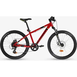 Kinderfahrrad Mountainbike 24 Zoll Rockrider ST 900 rot 24