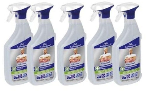 Meister Proper Professional Multipack Desinfizierender Fettlöser 5x750 ml