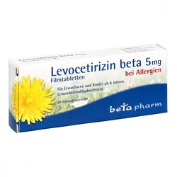 Levocetirizin beta 5 mg Filmtabletten