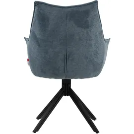 deVries Esszimmerstuhl Ginosa blau