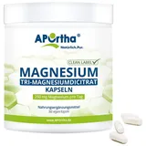 APOrtha Magnesium Citrat 400g veganes Pulver wasserfrei I Nahrungsergänzungsmittel Magnesium Citrate wasserlöslich I Magnesiumcitrat ohne Zusatzstoffe I Trimagnesiumdicitrat