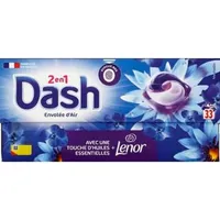 Lenor 2-in-1 Dash Waschmittel in Pods Waschmittel Kapseln, 33 Waschgänge, 450 g