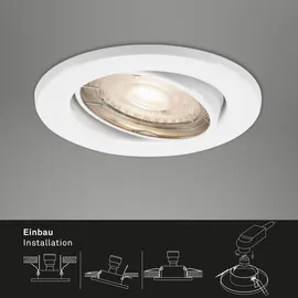 Briloner LED-Einbaustrahler 3 St. weiß