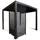 gardenson Pergola-Seitenteil 93 x 2,4 m Anthrazit
