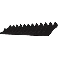 s.Oliver Füßlinge 12er Pack Schwarz 39-42