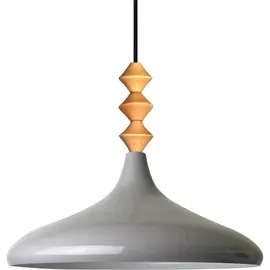 Bamyum Champion 1-flg. Ø35 cm rund Holz grau