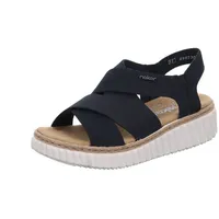 Rieker Sandalette Damen Blau 40