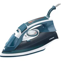 Melissa 16390052 Dampfbügeleisen 2200 Watt Dampfstoß,180 ml Wassertank, Türkisblau/Weiß