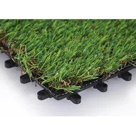 Mendler Grasfliese HWC-E13 30 x 30 cm Grün