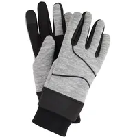 Tom Tailor Herren Strick Touchscreen Handschuhe, grau, Uni, Gr.