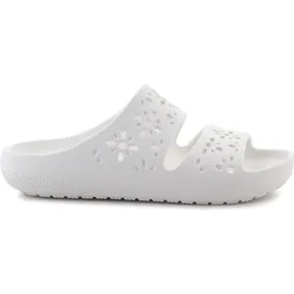 Crocs Classic Floral Cut Out Sandal Sandalen, Chalk 41/42