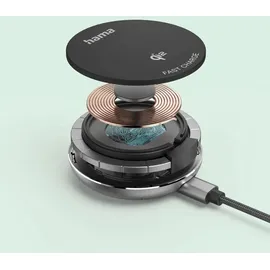 Hama Kabelloses Qi2-Ladegerät, 15W, schwarz