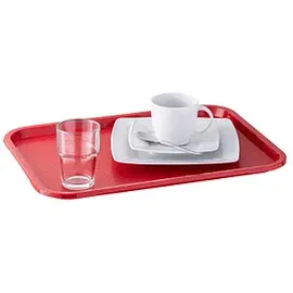 APS Tablett rot rechteckig 41,0 x 30,5 cm, 1 St.