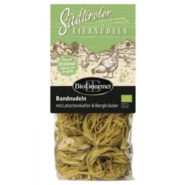 BIO GOURMET BioGourmet Bandnudeln mit Latschenkiefer & Bergkräuter bio