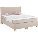 Home Affaire Houssay 200 x 220 cm H3 7-Zonen-Tonnentaschen-Federkernmatratze beige