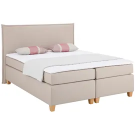 Home Affaire Houssay 200 x 220 cm H3 7-Zonen-Tonnentaschen-Federkernmatratze beige