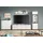 Home Affaire Wohnwand HOME AFFAIRE "FLORENZ, 4-teilige Wohn-Kombination, hochwertige MDF-Front", weiß hochglanz tiefzieh, B:305cm H:160cm T:41cm, Holzwerkstoff, Kastenmöbel-Sets, Wohnwand, Wohn-Kombination, Wohnzimmer-Möbel, Wohnzimmer,Kombination, Kombi