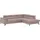 Cotta Ecksofa "Kitty L-Form, B: 249 cm", braun (mud), B:249cm H:72cm T:207cm, Microfaser (100% Polyester);Flachgewebe (100% Polyester), Sofas, Ecksofa, mit Kopfteilverstellung, optional Bettfunktion & Bettkasten