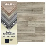 primaflor PVC-Belag Turvo Eiche 200 x 800 cm grau