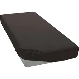 OTTO home Spannbettlaken Paprika Microfaser 160 x 200 cm schwarz