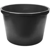 Garronda Mörtelkübel Bauwanne aus strapazierfähigem PE für Baustelle und Garten GD-0170, (Set, 2-tlg., 2), Mischen von Beton, Mörtel, Gips, Kleber, Sand, Erde, Wasser, Schutt schwarz 45 cm x 45 cm x 33 cm