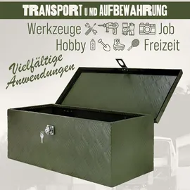 Trucky Alubox Aluminium 0,00 m Grün abschließbar