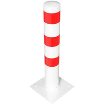 Schake Absperrpoller Dübelbefestigung Ø 152 mm x 1.000 mm Weiß-Rot