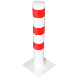Schake Absperrpoller Dübelbefestigung Ø 152 mm x 1.000 mm Weiß-Rot