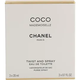 Chanel Coco Mademoiselle Eau de Toilette refillable 20 ml + Nachfüllung 2 x 20 ml Geschenkset