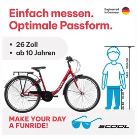 coolmobility gmbh chiX N3 26 Zoll rot/weiß