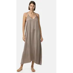 PM SELECTED Damen Elegantes Satin Kleid ohne Ärmel mit Seidenanteil in Einheitsgröße PM56