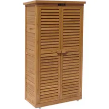 Habitat et Jardin Gartenschrank Space 87 x 46,5 x 160 cm Braun