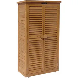 Habitat et Jardin Gartenschrank Space 87 x 46,5 x 160 cm Braun