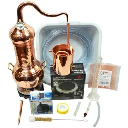 `CopperGarden®` 2 Liter Kolonnenbrennerei ESSENCE  Sorgenfrei Paket mit allem Zubehör