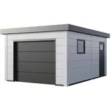 Telluria Garage 3,58 x 5,38 m weiß
