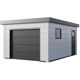 Telluria Garage 3,58 x 5,38 m weiß