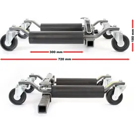 XPOtool Wagenheber Aluminium 30 cm grau 2er Set