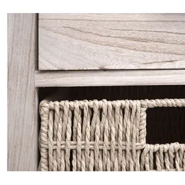 Mendler HWC-K84 Kommode 83x40x29cm braun