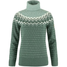 Fjällräven Damen Övik Knit Roller Neck Pullover (Größe L, oliv)