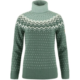 Fjällräven Damen Övik Knit Roller Neck Pullover (Größe L, oliv)