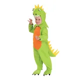 Rubies Dinosaurier-Kostüm mit Sound für Jungen und Mädchen, Overall mit Mütze und Sound, offizieller Karneval, Geburtstag, Party und Halloween