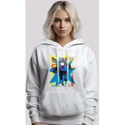 Kapuzenpullover F4NT4STIC "Big Hero 6 Hiro Manga", Damen, Gr. XXL, weiß, Obermaterial: 65% Baumwolle, 35% Polyester, casual, relaxed fit, Langarm, Pullover, Premium Qualität