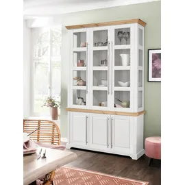 Home Affaire Vitrine Meliss 132 x 39 x 210 cm Weiß