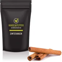 500g Zimt ganz Deko Zimt Stangen Gewürz ohne Zusätze in Spitzenqulität - Gourmet Serie