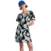 Roxy Sommerkleid Mini Schwarz XL