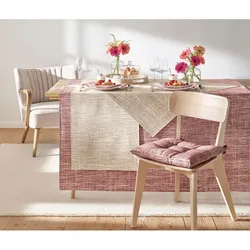 Tischdecke Gr. 3, rot (rot, gemustert), B:110cm L:140cm, Tischdecken
